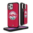 thumbnail image 1 of Philadelphia Phillies Alternate Logo iPhone Pinstripe Cooperstown Design Rugged Case, 1 of 1