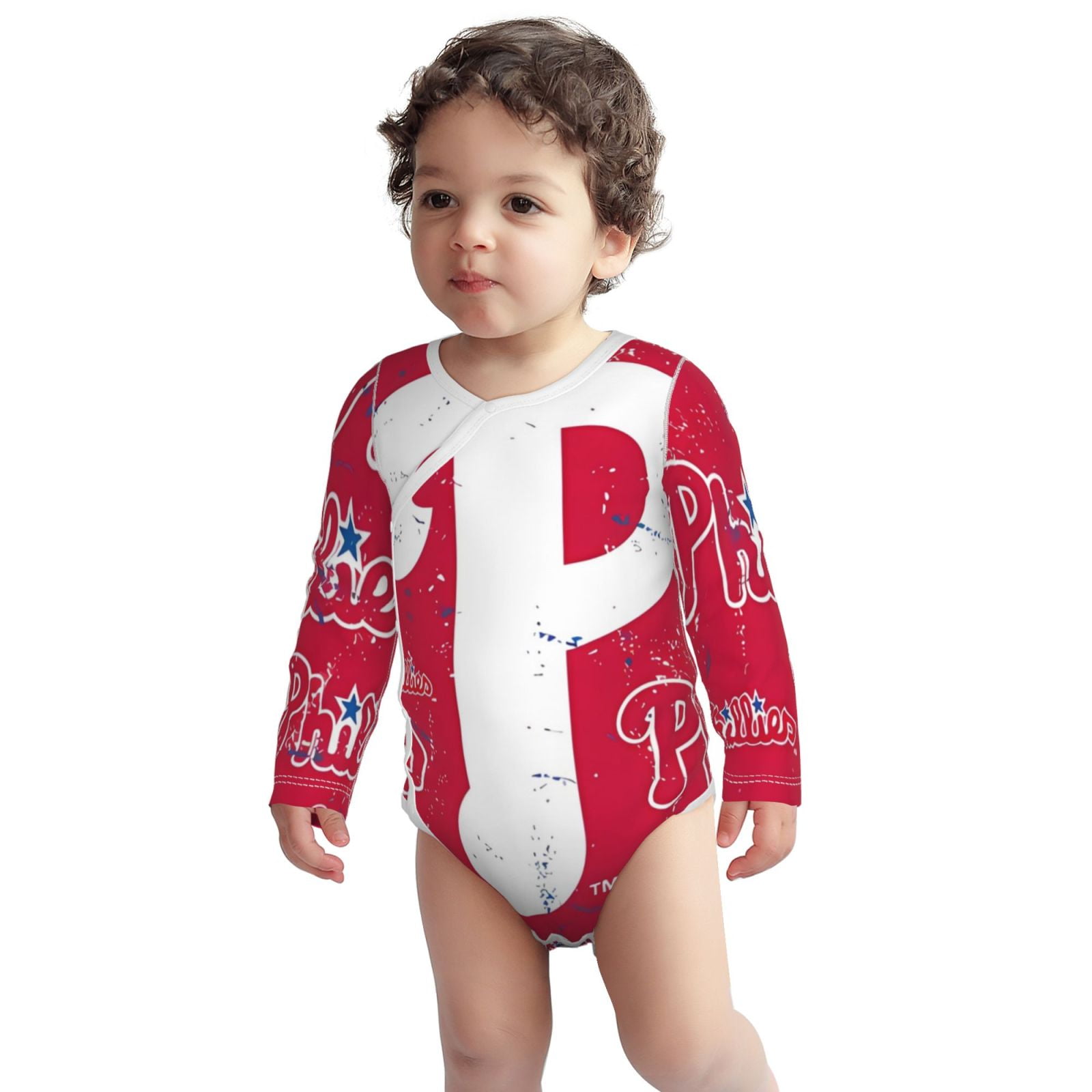 Philadelphia_Phillies Baby LongSleeve Bodysuit Daily life, home
