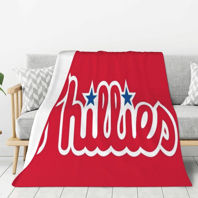 PhiladelphiaPhillies Baseball Sports Throw Blanket 80"X60" Thicken