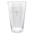 thumbnail image 1 of Philadelphia Phillies Etched 16oz. Rally Cry Pint Glass, 1 of 1