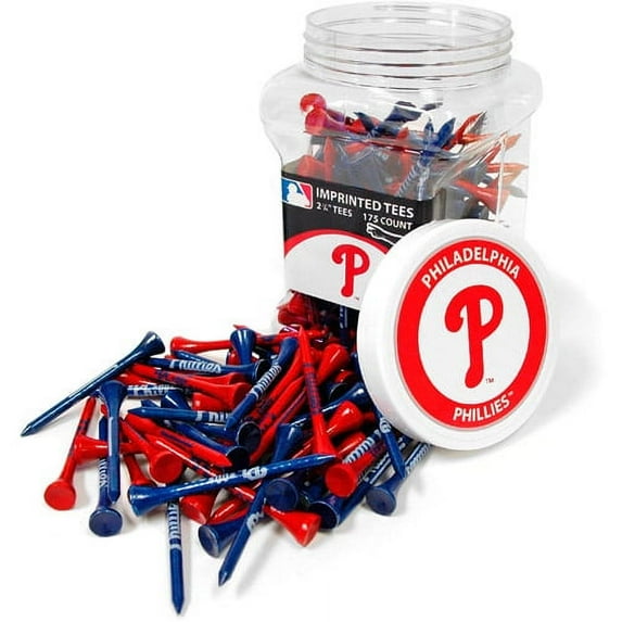 Team Golf MLB PHILADELPH PHILLIES Jar Of 175 Golf Tees