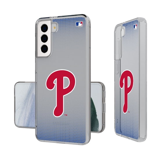 Philadelphia Phillies Linen Logo Galaxy Clear Case