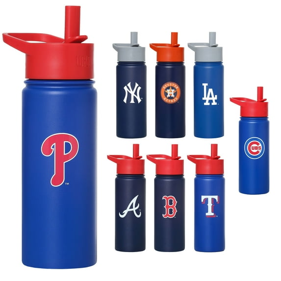 Philadelphia Phillies™ MLB 18 oz Insulated Steel Water Bottle with Flip-Up Straw Lid
