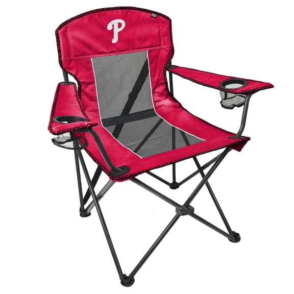 Equip Equip Outfield Chairs Philadelphia Phillies Collapsible Camping Chairs with Carry Bag, Red