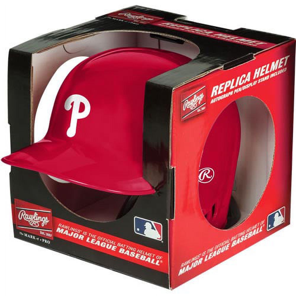 Philadelphia Phillies Full Size Official Right Handed Batting Helmet  Alternate - Hats & Helmets