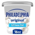 thumbnail image 1 of Philadelphia Reduced Fat Cream Cheese, 1 Tub, for Smooth, Spreadable Mornings, Original, No Artificial Preservatives, Flavors or Dyes, 16 oz, 1 of 21
