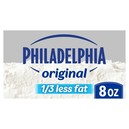 Philadelphia Neufchatel Cheese, 1 Block, for Recipes and Baking, 1/3 Less Fat, No Artificial Preservatives, Flavors or Dyes, 8 oz