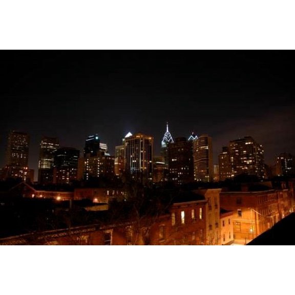 Philadelphia Skyline Poster Giclee Print 27inx40in for any room 27x40 Square Adults Z Posters
