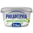 thumbnail image 1 of Philadelphia Flavored Cream Cheese Spread, 1 Tub, for Smooth, Spreadable Mornings, Spicy Jalapeno, No Artificial Preservatives, Flavors or Dyes, 7.5 oz, 1 of 18