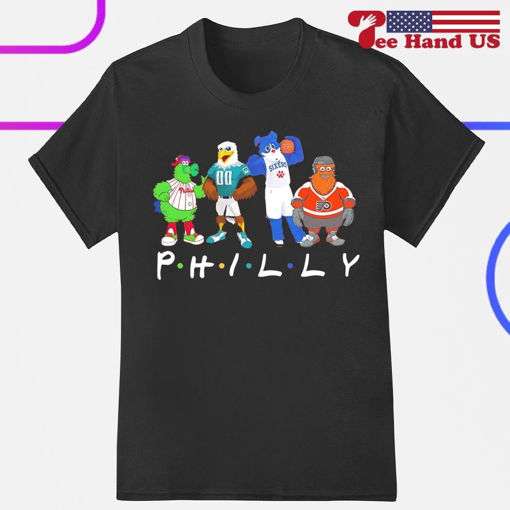 Philadelphia Sports Teams Mascot Friends Shirt