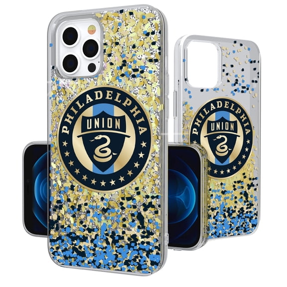 Philadelphia Union iPhone Confetti Glitter Design Case