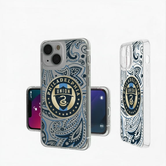 Philadelphia Union iPhone Paisley Design Clear Case