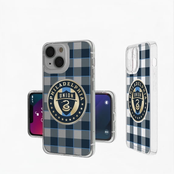 Philadelphia Union iPhone Plaid Design Clear Case