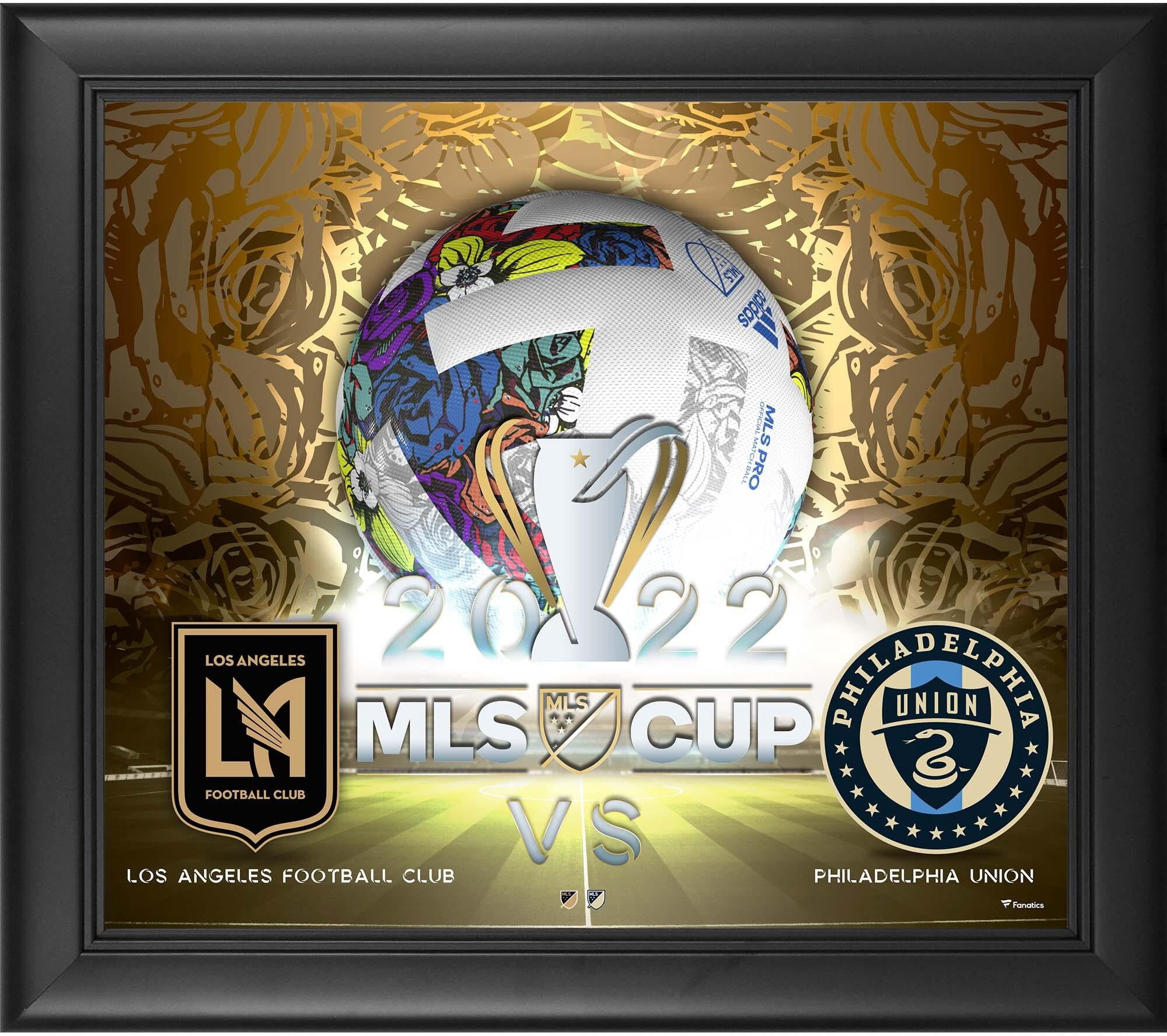 Philadelphia Union vs. LAFC Framed 15" x 17" 2022 MLS Cup Match-Up ...