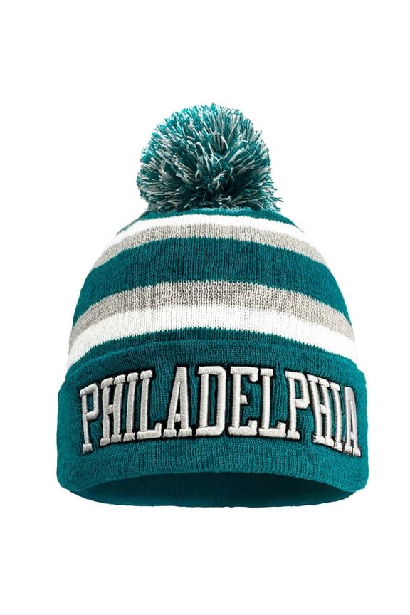 Philadelphia Winter Cities Beanie Hat Football Knit Cap Sport Fans Fashion Toque for Gifts