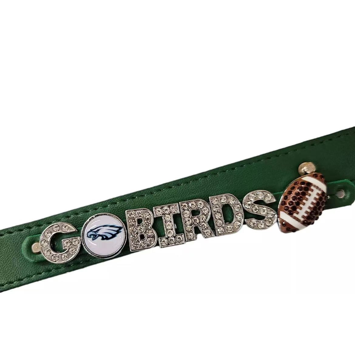 Philadelphia rhinestone football bracelet /football mom - Walmart.com