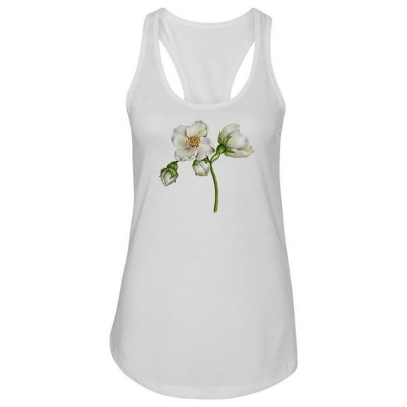 Philadelphus Coronarius Racerback Tank Women -Image by Shutterstock, Female Small
