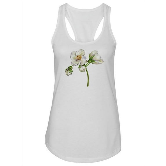 Philadelphus Coronarius Racerback Tank Women -Image by Shutterstock, Female x-Small