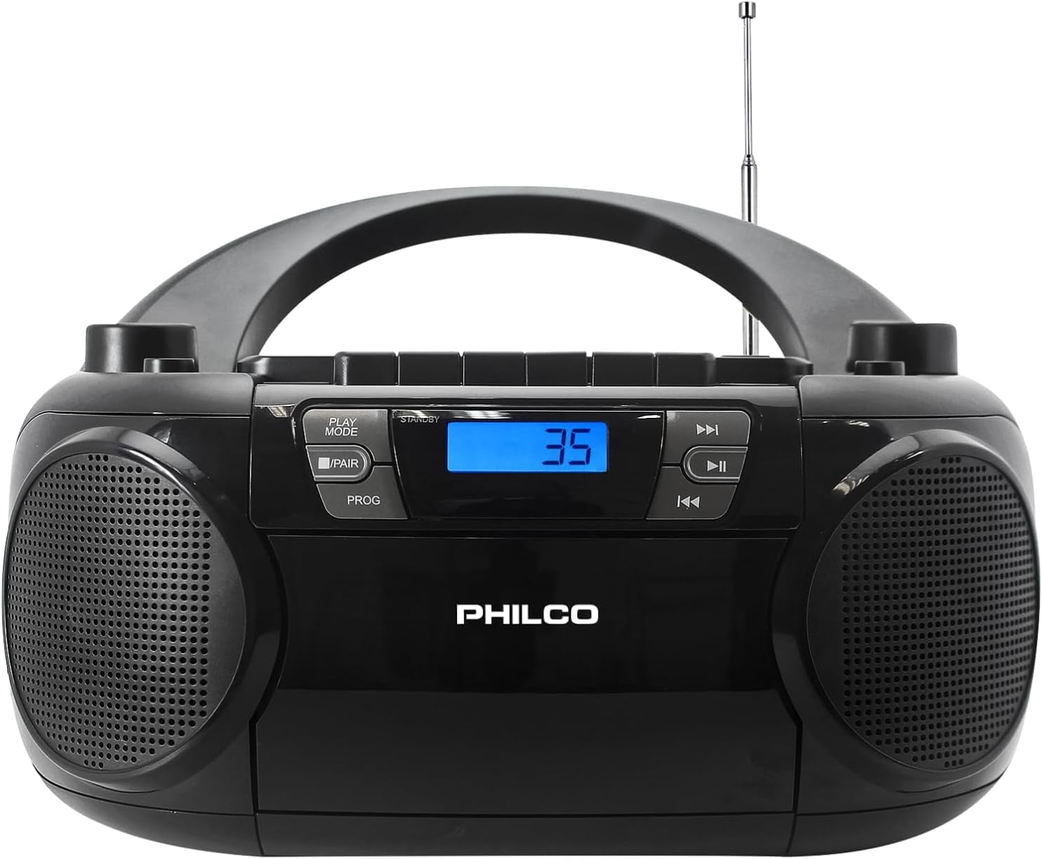 Philco Bluetooth CD Boombox with Cassette, MP3 CD USB Playback The ...