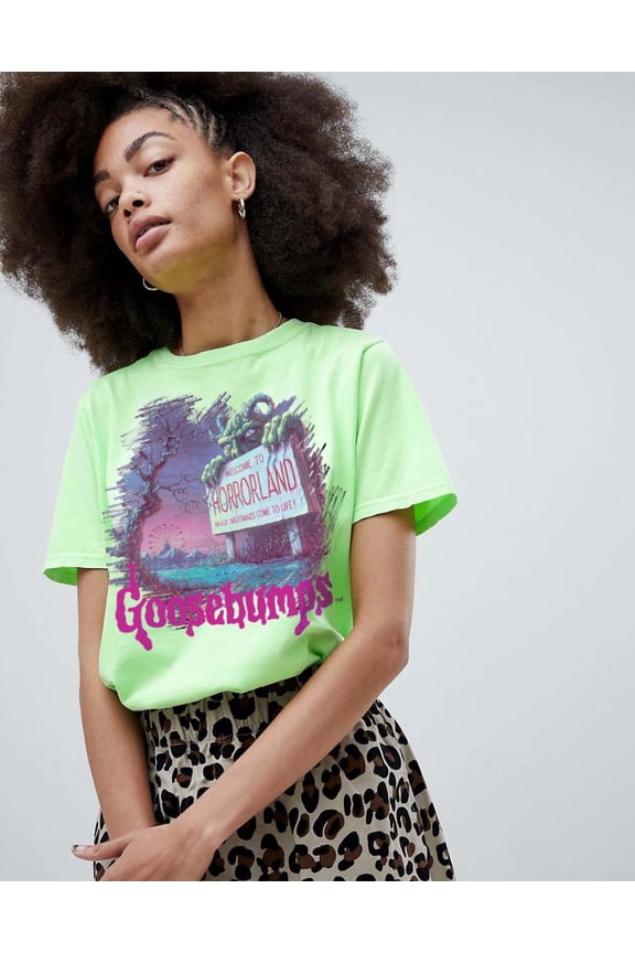 Philcos Goosebumps Safety Green Tee