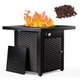 thumbnail image 1 of Philergo 28.2" Outdoor Propane Fire Pit Table with Lid, 62,000 BTU Gas Fire Pit for Patio Garden Party, 1 of 5