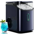 thumbnail image 1 of Philergo Nugget Ice Maker Countertop, Pebble Ice Maker with Soft Chewable Ice, 35 lbs/24 Hrs for Home, Kitchen, RV, Camping, Dark Blue, 1 of 7