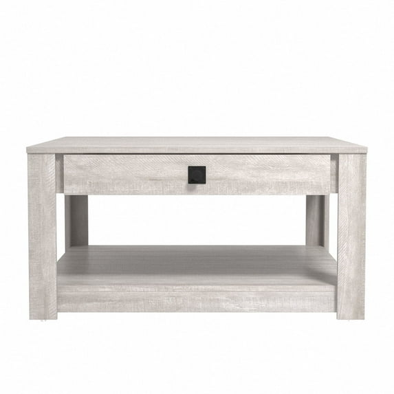 Galano Philia Coffee Table with Storage - Dusty Grey Oak