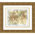thumbnail image 1 of Philip 14x12 Gold Ornate Wood Framed with Double Matting Museum Art Print Titled - Brockley London England - Philip 1904, 1 of 4