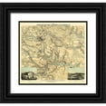 thumbnail image 1 of Philip 16x15 Black Ornate Wood Framed with Double Matting Museum Art Print Titled - Richmond Petersburgh Virginia - Philip 1864, 1 of 4