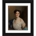 thumbnail image 1 of Philip Alexius de László 12x14 Black Ornate Wood Framed Double Matted Museum Art Print Titled: A Portrait of Caroline Lambart, Countess of Cavan (1912), 1 of 5