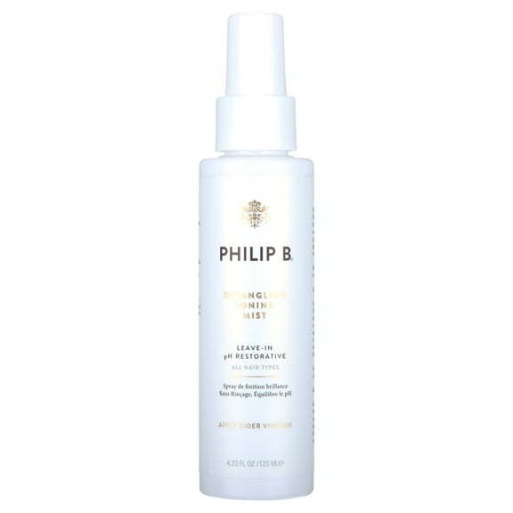 Philip B Apple Cider Vinegar pH Restorative Detangling Toning Mist, 4.23 fl oz