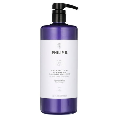Philip B Icelandic Blonde Tone Correcting Shampoo, Plum Extracts, 32 fl oz