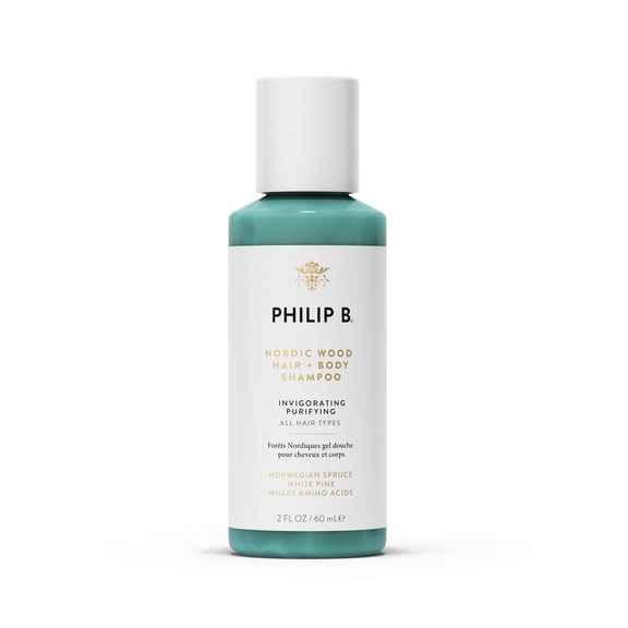 Philip B Nordic Wood Hair & Body Shampoo, 2oz