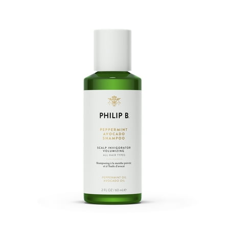 Philip B Peppermint Avocado Volumizing Shampoo, Peppermint, 2 fl oz