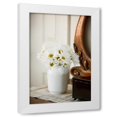 thumbnail image 1 of Philip Clayton-Thompson 13x18 White Modern Wood Framed Wall Art Titled - Daisy Bouquet II, 1 of 5
