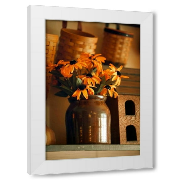 Philip Clayton-Thompson 13x18 White Modern Wood Framed Wall Art Titled - Fresh Picked II