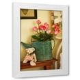 thumbnail image 1 of Philip Clayton-Thompson 23x32 White Modern Wood Framed Wall Art Titled - Pink Roses II, 1 of 5