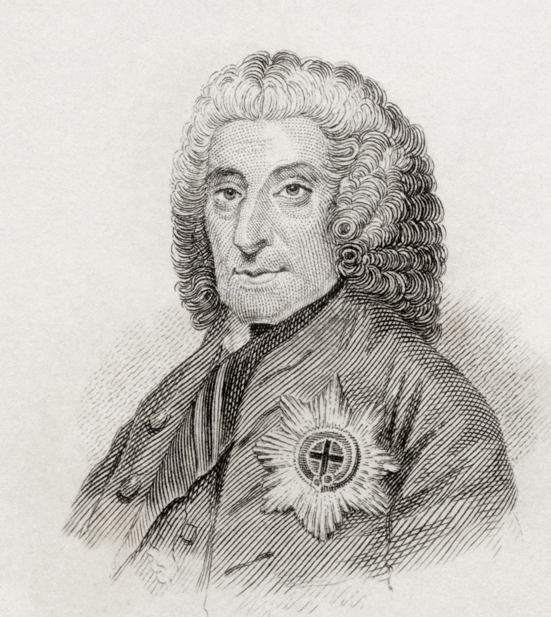 Philip Dormer Stanhope 4Th Earl Of Chesterfield 1694 To 1773 British Statesman And Man Of Letters From Crabbs Historical Dictionary Published 1825 Canvas Art - Ken Welsh Design Pics (26 x 30)