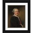 thumbnail image 1 of Philip Joseph Tassaert 19x24 Black Ornate Framed Double Matted Museum Art Print Titled: Portrait of Franciscus Joannes Moretus (1762), 1 of 5