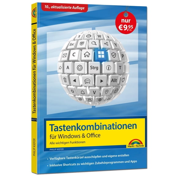 Philip Kiefer Tastenkombinationen fr Windows 11, 10, 8.1, 7 & Microsoft 365, Offic (Paperback)