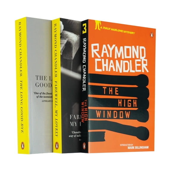 Philip Marlowe Series by Raymond Chandler 3 Books Collection set - Fiction - Paperback