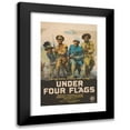 thumbnail image 1 of Philip Martiny 11x14 Black Modern Framed Museum Art Print Titled - Under Four Flags (1917), 1 of 5