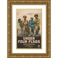 thumbnail image 1 of Philip Martiny 17x24 Gold Ornate Framed and Double Matted Museum Art Print Titled - Under Four Flags (1917), 1 of 4