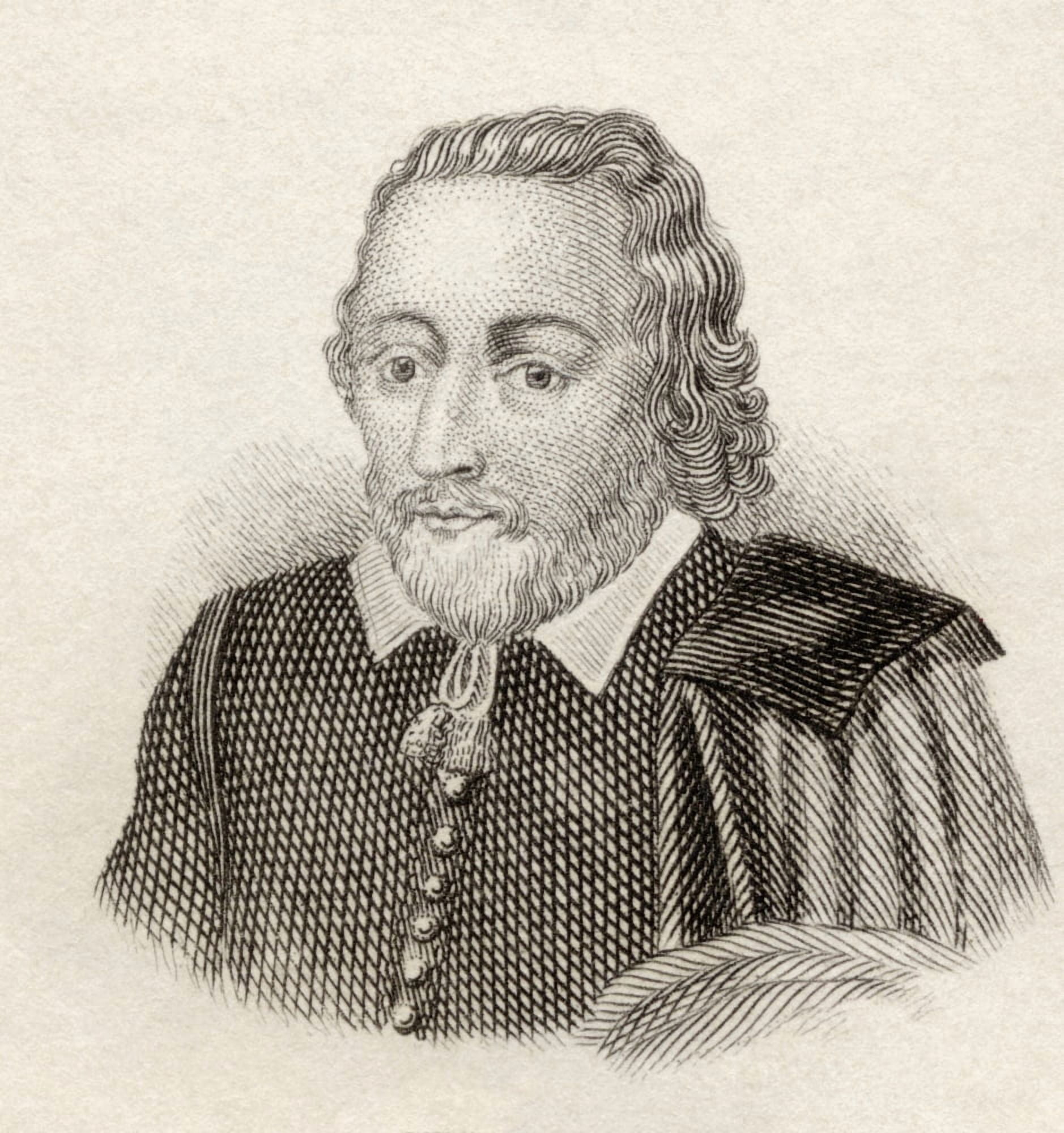 Philip Massinger 1583 To 1640 English Dramatist From Crabbs Historical Dictionary Published 1825 Canvas Art - Ken Welsh Design Pics (28 x 30)