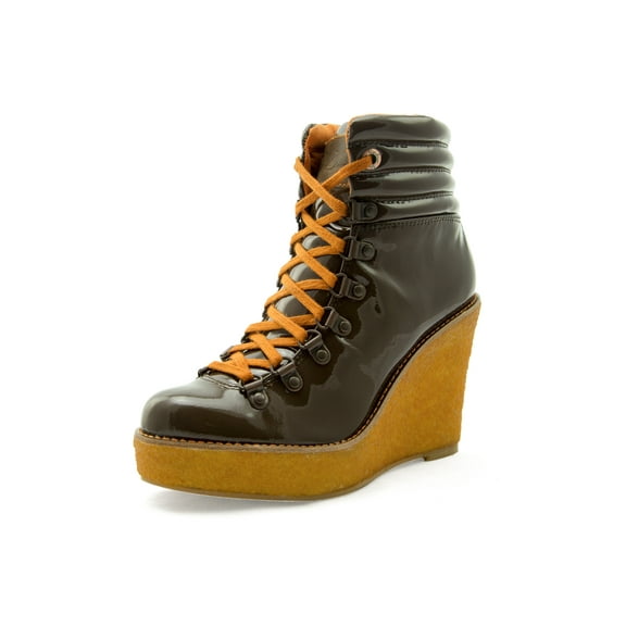 Philip Simon Hiker 200 Heel Brown Leather Boot  Shoes 61FHK200W-BRWN New