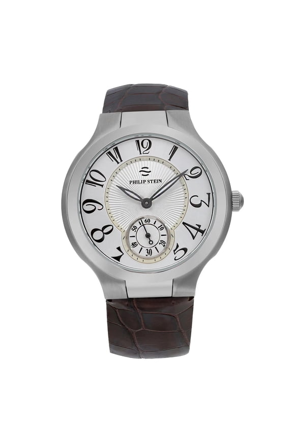 Pre-Owned Philip Stein Signature 40mm Steel Quartz Mens Watch 42SIL-ASN (Good)