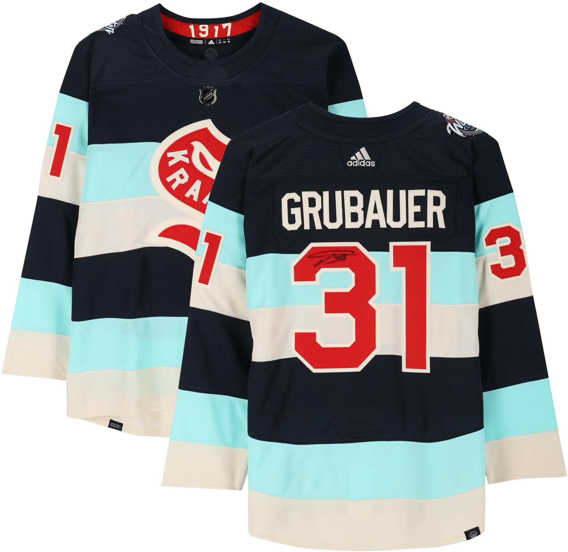 Philipp Grubauer Seattle Kraken Autographed 2024 Winter Classic