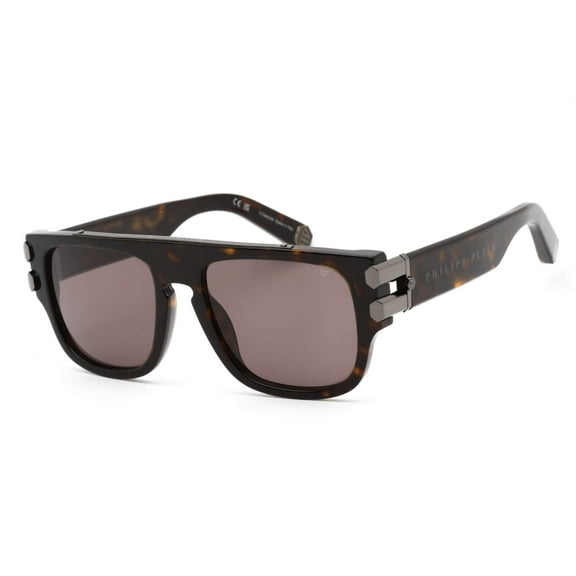 Philipp Plein Brown Browline Men's Sunglasses SPP011M 722 55