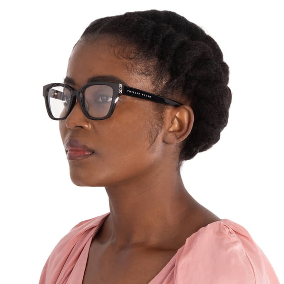 Philipp Plein Demo Cat Eye Ladies Eyeglasses VPP034S 0700 53