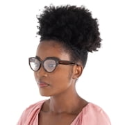Philipp Plein VPP052M 0752 54mm Cat Eye Eyeglasses Womens Shiny Dark Havana